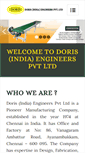 Mobile Screenshot of dorisindiaengineers.com